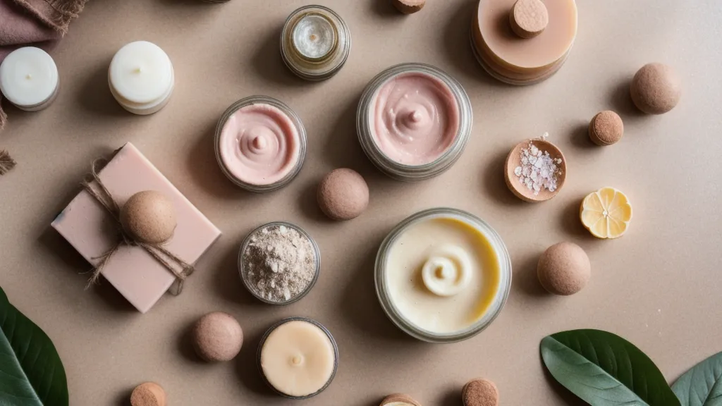 Caja de envío terminada para un negocio artesanal de cosmética natural