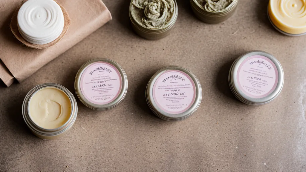 Cosmética natural artesanal: bálsamos labiales con distintas ceras vegetales listos para vender en un emprendimiento de skincare
