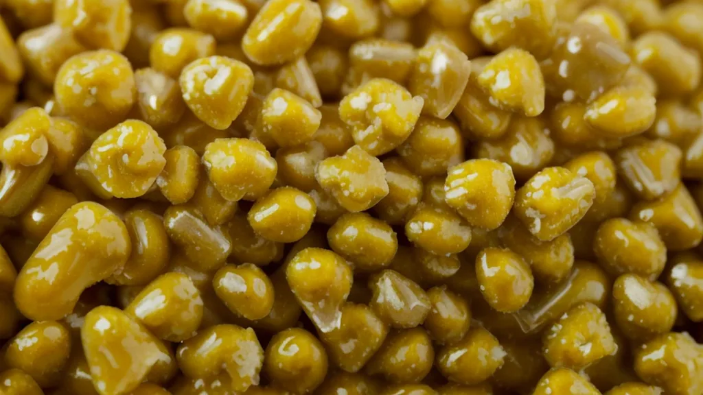 Cera de abejas natural siendo pesada en una báscula digital para formulación cosmética.