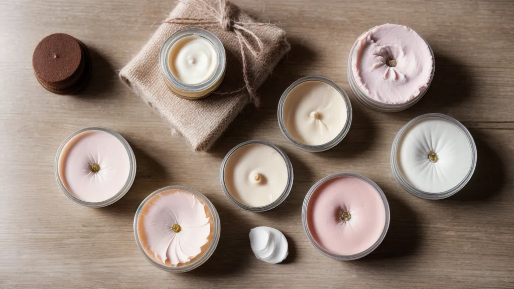 Escritorio de emprendimiento skincare con herramientas de medición de temperatura